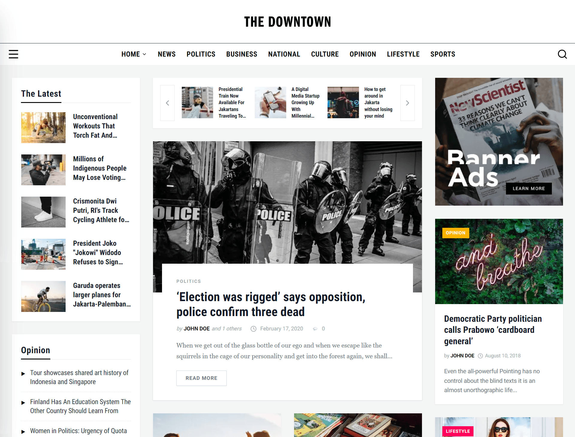 News Portal Dashboard