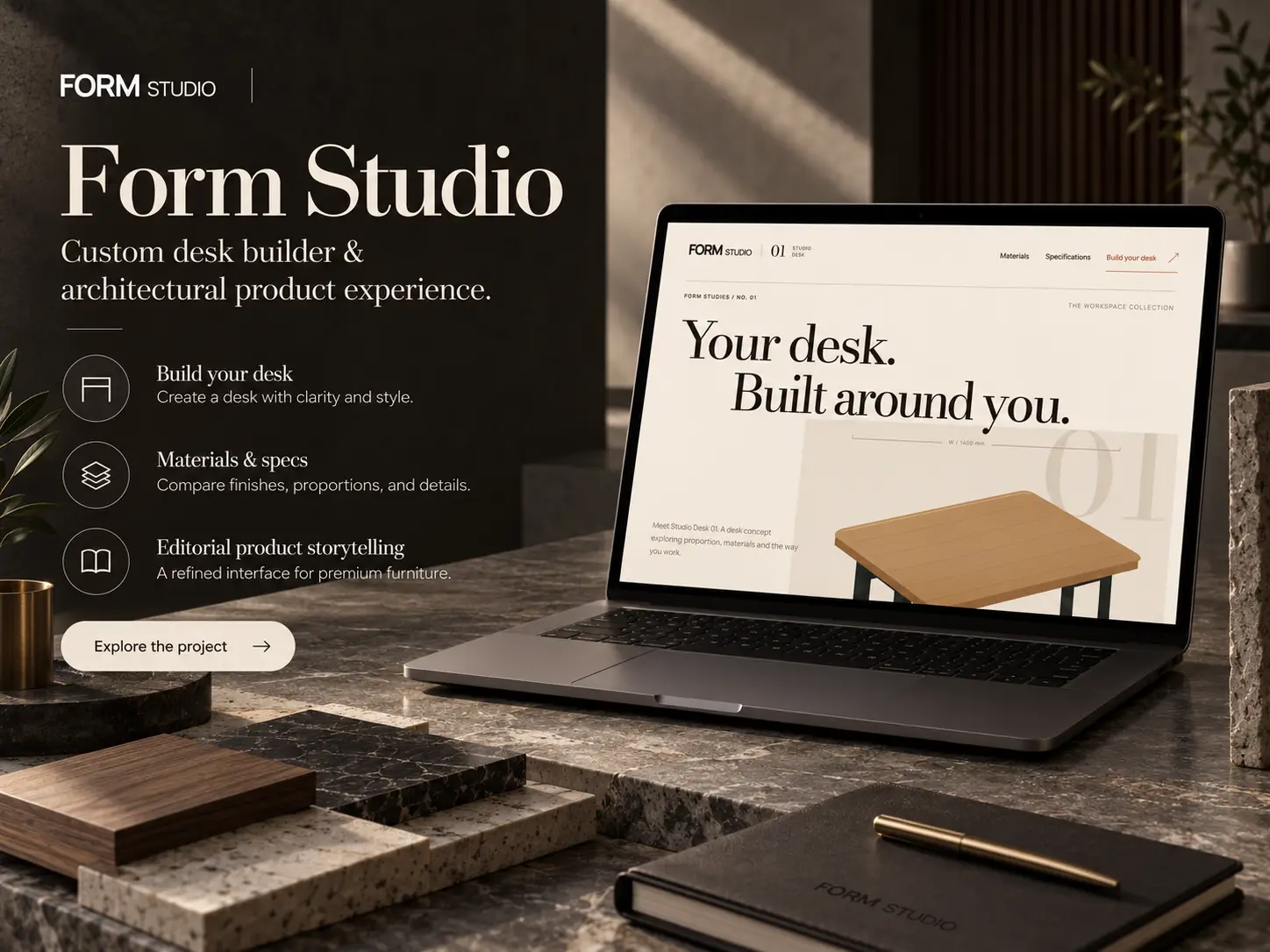 Form Studio desktop showcase